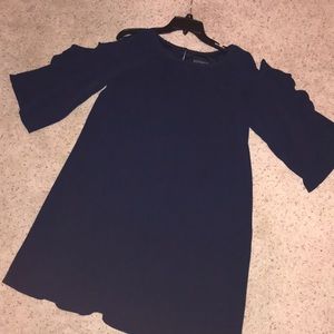 JESSICA HOWARD Navy Cold Shoulder Dress